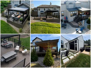 Completed outdoor living project by Willow Outdoor